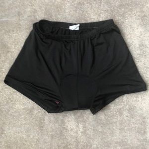 Black Padded Bike Shorts